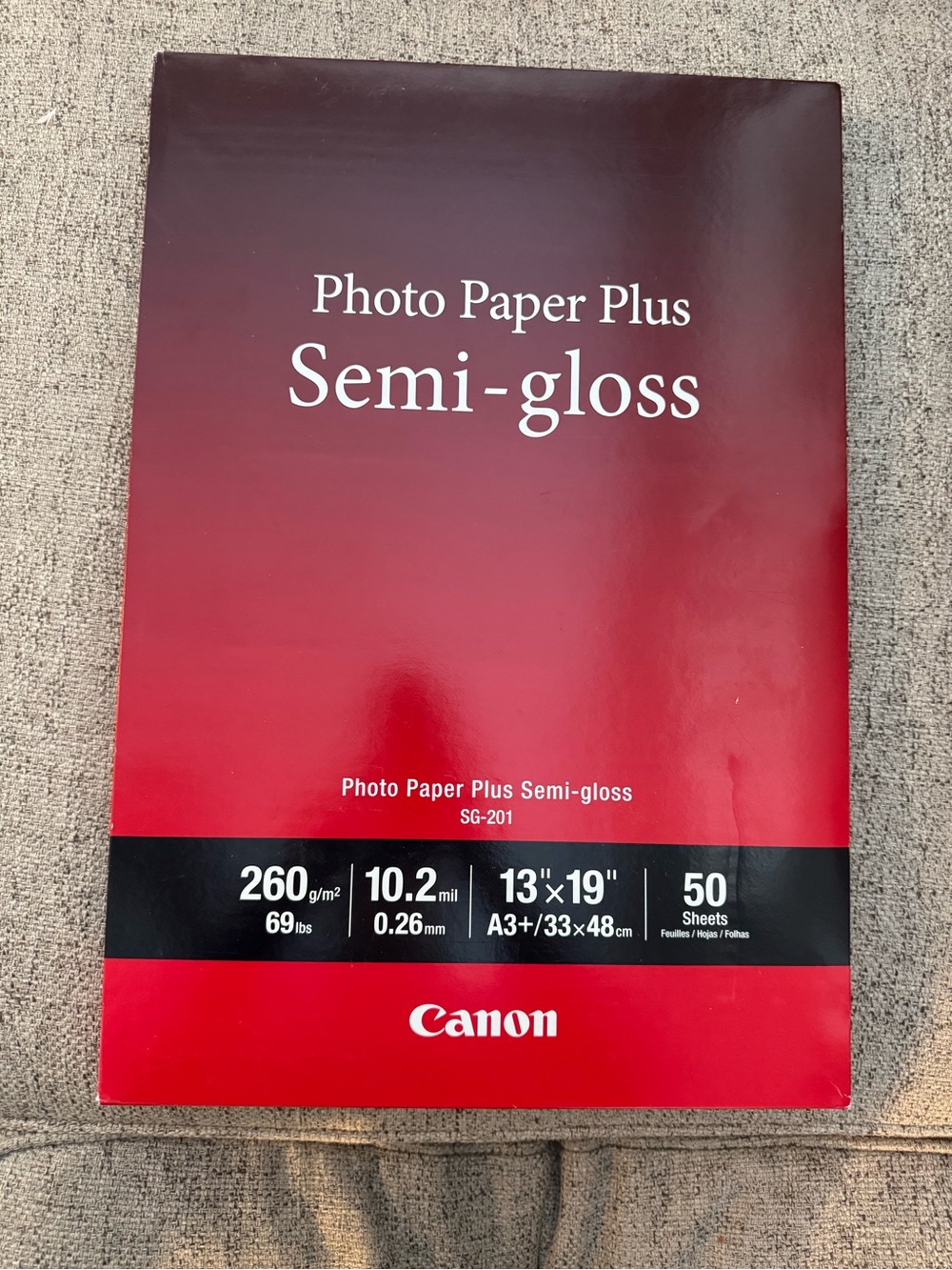 Canon Semi-gloss Photo Paper Plus - 13"x19" 50 sheets brand new unopened box